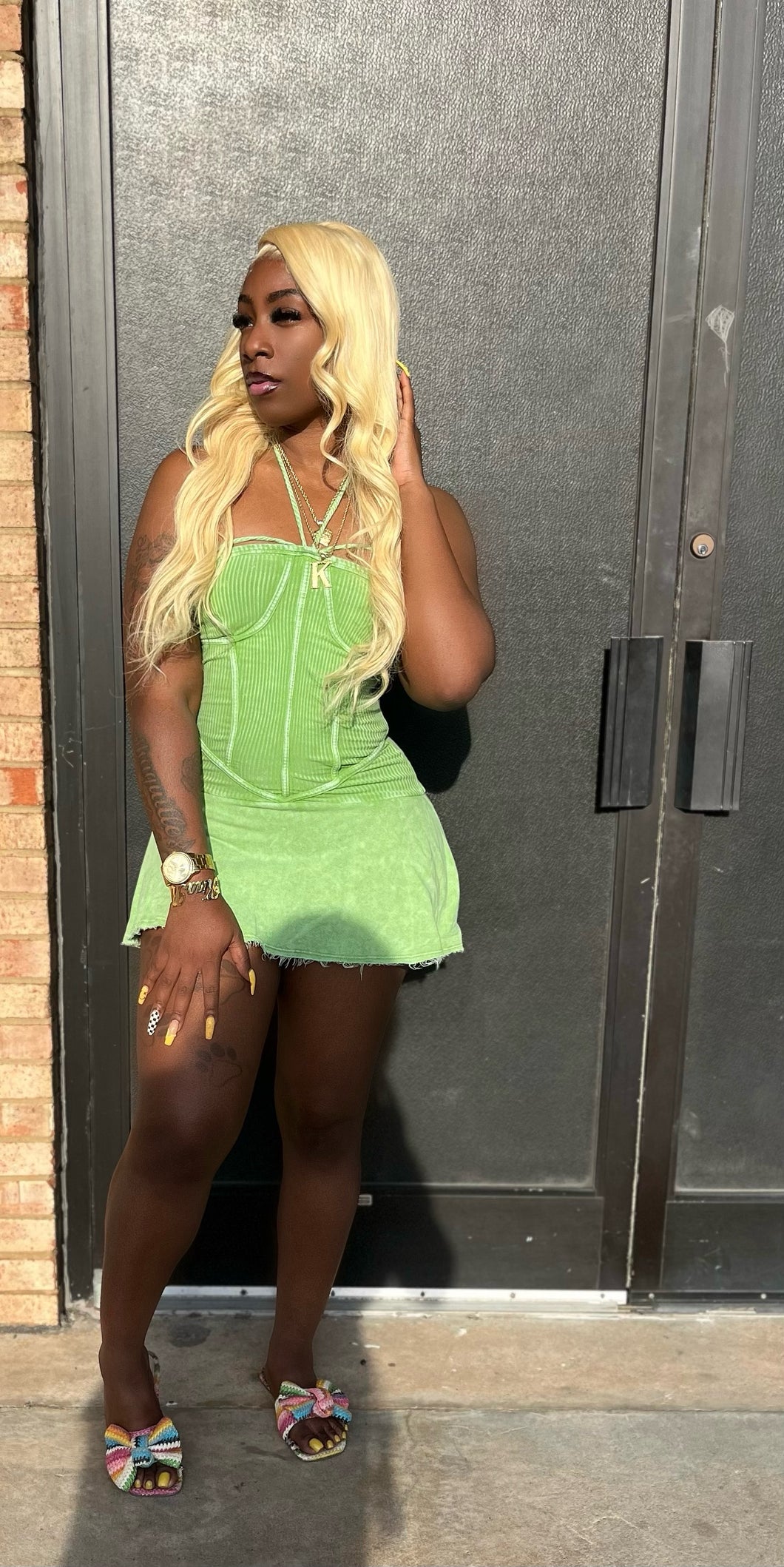 Baby Girl Dress Green