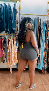 Good vibes Romper Blue