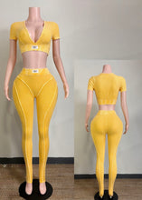 Load image into Gallery viewer, Golden Hour Ribbed Set