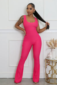 Work Me Out Jumpsuit (PINK)