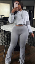 Load image into Gallery viewer, Valley Girl Hoodie Set Gray