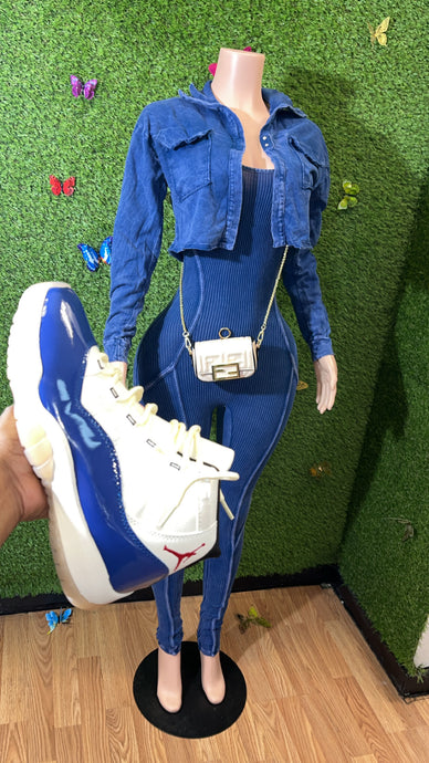 Sweater weather Set Blue