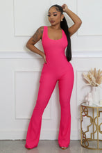 Load image into Gallery viewer, Work Me Out Jumpsuit (PINK)